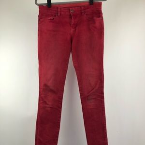 Women’s Ksubi jeans, red, size 27”